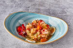 salpicon bogavante y marisco